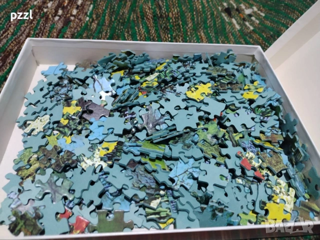 Пъзел "Keukenhof” Ravensburger 1970г. 500 части, снимка 2 - Пъзели - 54528586