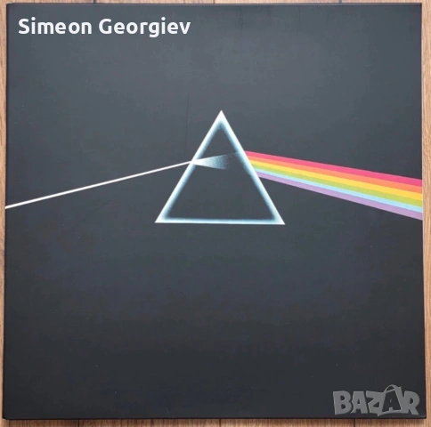 Pink Floyd Dark Side first press SHVL804 solid blue triangle , снимка 2 - Грамофонни плочи - 54984927