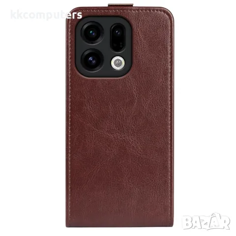 За OPPO Find X9 R64 Texture Вертикален Кожен Калъф със Слот за Карта и Скрийн Протектор – 4 цвята, снимка 5 - Калъфи, кейсове - 55362784