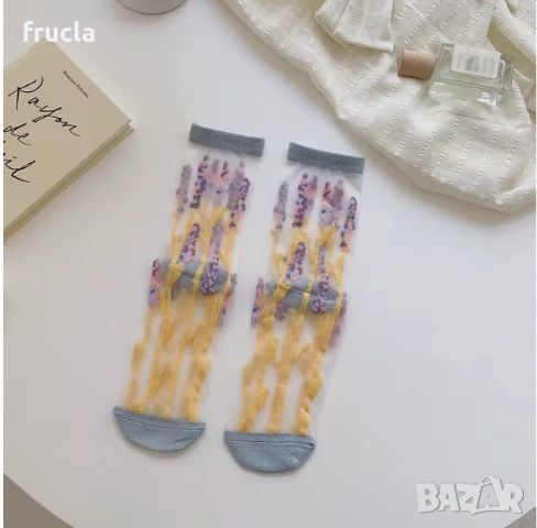 Чорапи от Тюл, снимка 9 - Дамски чорапи - 53973772