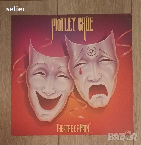 Mötley Crüe ‎– Theatre Of Pain Издание 🇬🇧 🇩🇪 UK/GERMANY 1985г -Бял лейбъл Състояние на винила:NE
