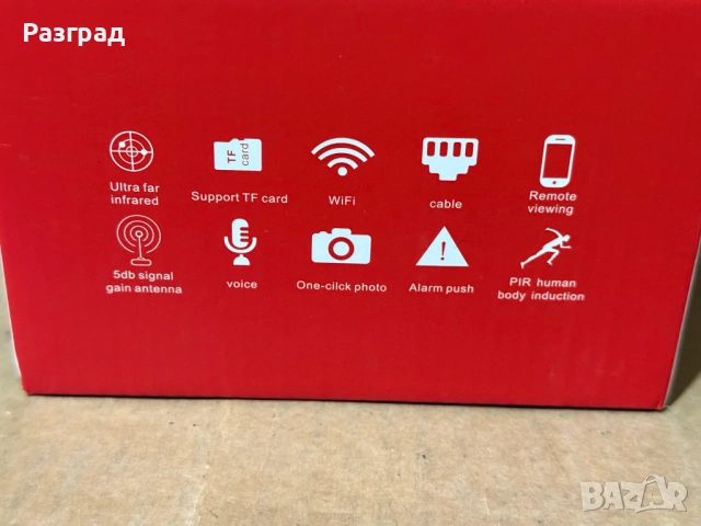 Smart Wifi PTZ камера за наблюдение, снимка 3 - IP камери - 54945467