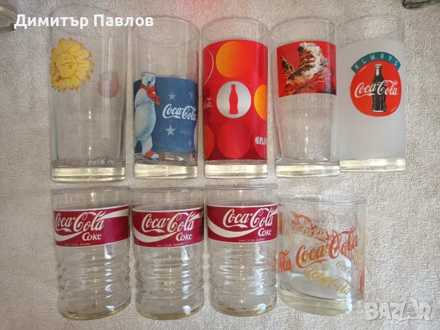 Кока Кола чаши за колекционери coca cola, снимка 8 - Чаши - 32899348