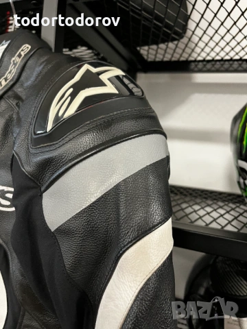 Кожено яке за мотор ALPINESTARS GP-PLUS размер 48- S/M CE-Протектори 330.54 лв. / 169 €, снимка 5 - Аксесоари и консумативи - 54515843