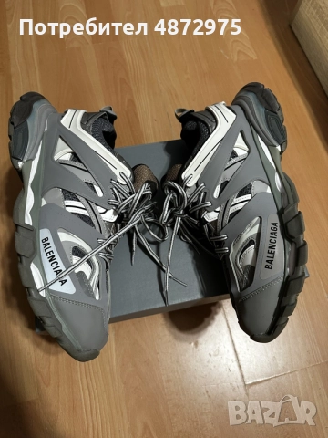 Balenciaga Track Gray/Сиви, 45 номер, снимка 3 - Маратонки - 55124973