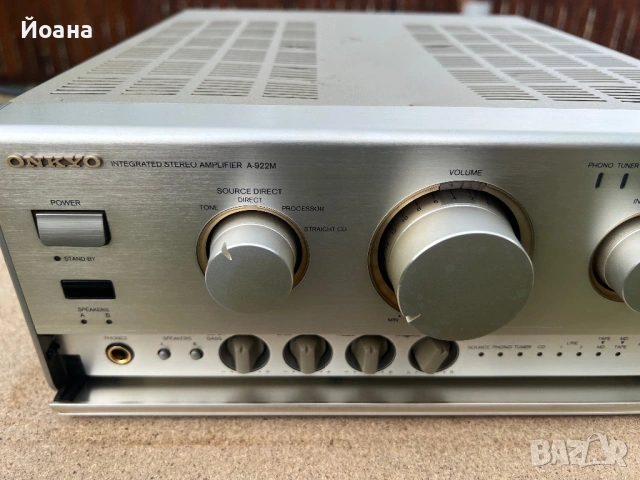 Onkyo A922M 100V, снимка 2 - Ресийвъри, усилватели, смесителни пултове - 54811610