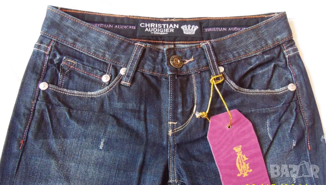 Christian Audigier оригинални дамски дънки, снимка 4 - Дънки - 54343110