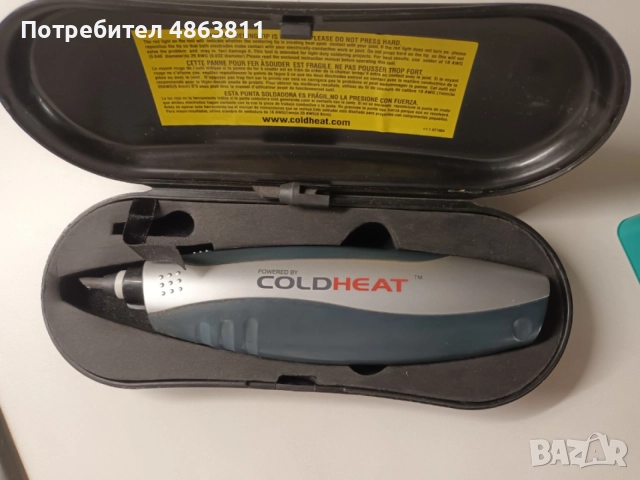 Поялник с батерии COLDHEAT, снимка 2 - Поялници и запояване - 54999621