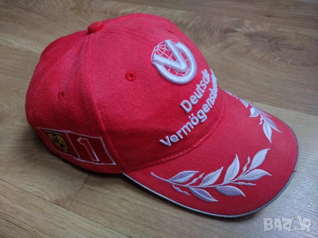 F1 Scuderia Ferrari / Michael Schumacher - шапка с козирка на Формула 1, снимка 7 - Шапки - 55001711