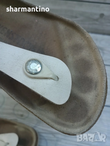 Birkenstock N 37 кожени чехли, снимка 2 - Сандали - 55063330