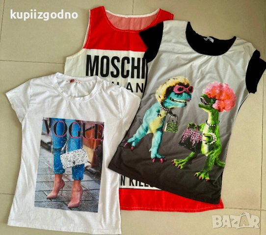 Moschino Terranova Disney Сет употребявани дрехи - тениски и рокля