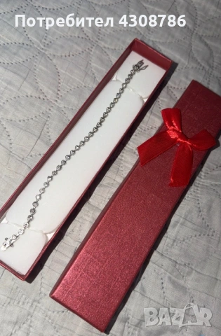 Уникална сребърна гривна, снимка 1 - Гривни - 54000297