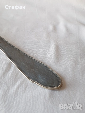 Посребрен черпак с позлата, снимка 5 - Антикварни и старинни предмети - 54270562