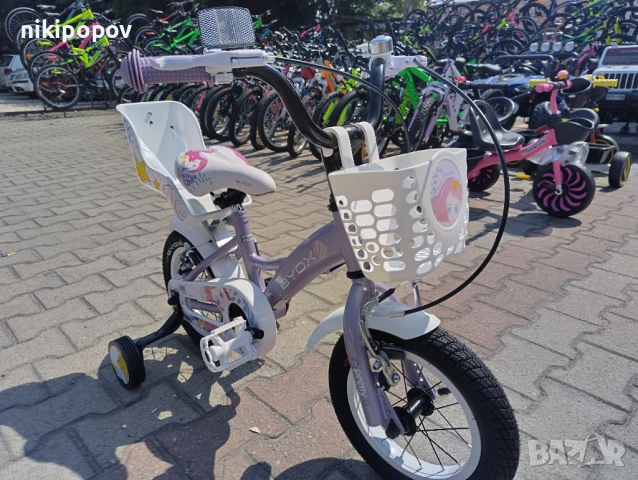 X Детски велосипед 12" PRINCESS виолет, снимка 12 - Велосипеди - 54394964