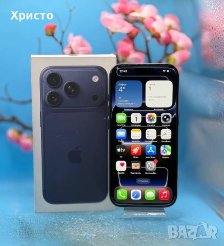 ГАРАНЦИОНЕН!!! Apple iPhone 17 Pro, 256GB, 5G, Deep Blue  , снимка 2 - Apple iPhone - 54385573