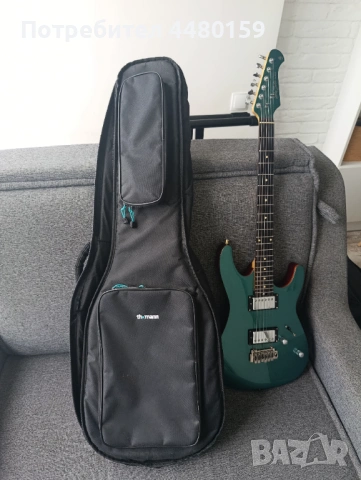 Harley Benton Fusion-III HH EB OCT + калъф – почти нова, отлично оборудвана, снимка 7 - Китари - 54774674