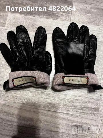 Ръкавици Gucci ,кожа с кашмир отвътре. , снимка 2 - Други - 54480340