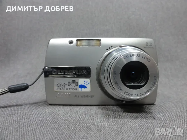 ЦИФРОВ ФОТОАПАРАТ OLYMPUS MJU 810 STYLUS 8.0MP CCD DIGITAL CAMERA Y2K DIGICAM, снимка 2 - Фотоапарати - 55334412