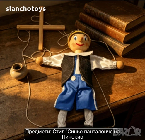 Кукла Пинокио, 30см, снимка 5 - Кукли - 54801431