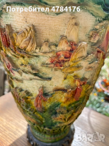 продавам ръчно изработена релефна ваза, снимка 10 - Антикварни и старинни предмети - 54061347