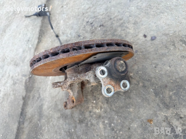 400155466R, 402026199R преден ляв шенкел с главина от Renault Trafic 3 1.6 dci двигател R9M415 121кс, снимка 6 - Части - 54932282