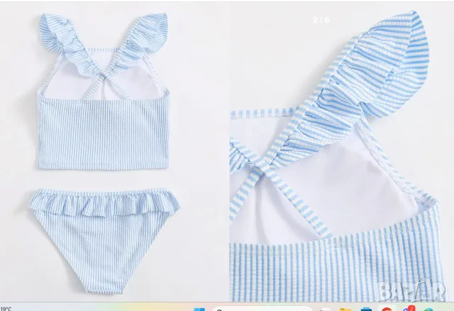 Дамски бански H&M размер L  и детски бански 6-8 години, снимка 3 - Бански костюми - 55495261