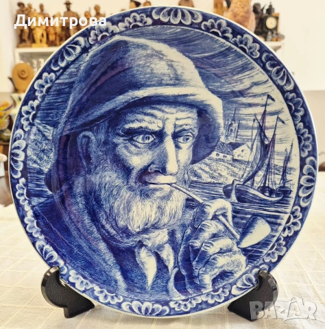 BOCH BELGIUM чиния за декорация 