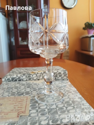Кристални чаши серия,, Моника ромб ", снимка 5 - Чаши - 50460224