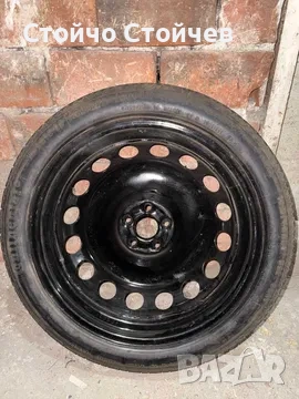 Джанти с гуми 18 цола 5х100 + патерица Subaru Outback, снимка 3 - Гуми и джанти - 54576493