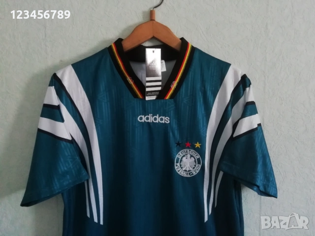 Germany Klinsmann 1994 Adidas тениска фланелка Германия Футболна Клинсман ретро нов екип , снимка 4 - Тениски - 52154617