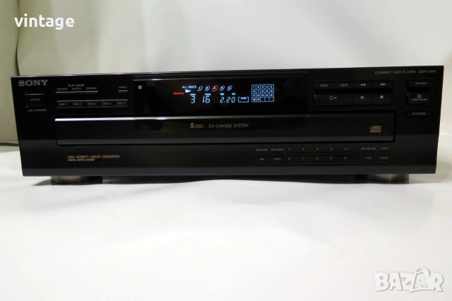 Sony CDP-C345 Multi Compact Disc Player, снимка 6 - Други - 55153778