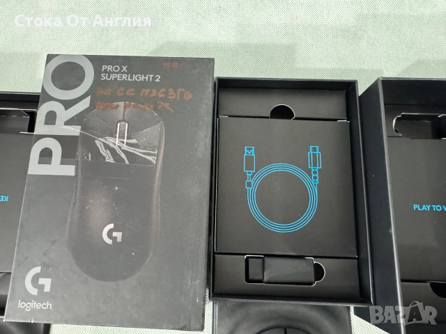 Мишка - Logitech PRO X Superlight 2 /PRO X Superlight Бяла /  ЛОТ / Развалени , снимка 6 - Клавиатури и мишки - 49976892