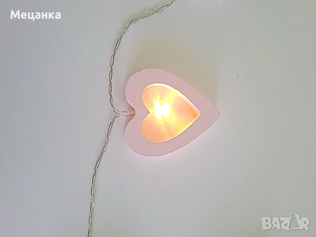 Лампички сърчица, снимка 2 - Декорация за дома - 53964385