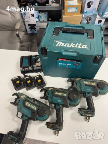комплект арматуровръзвачки Makita DTR180ZJ – 3 броя