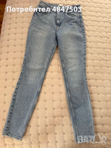 Сини skinny дънки HM 