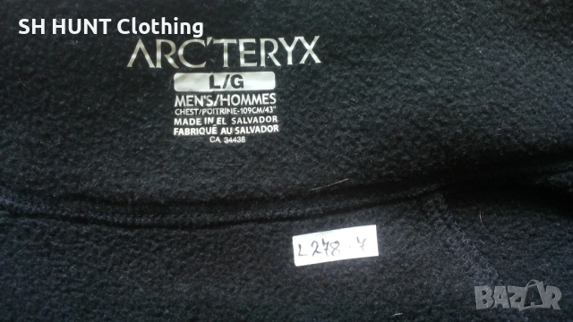 ARC'TERYX POLARTEC Fleece Jacket размер L / XL поларено яке - 2672, снимка 11 - Якета - 54723439