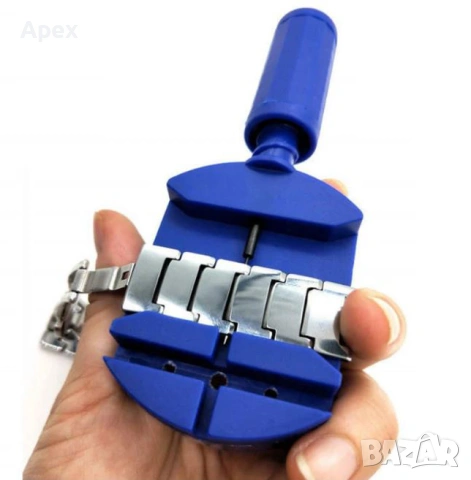 Професионален Часовникарски Инструмент за Скъсяване на Верижки и Гривни.Скъсяване Верижка наЧасовник, снимка 4 - Други инструменти - 54020943