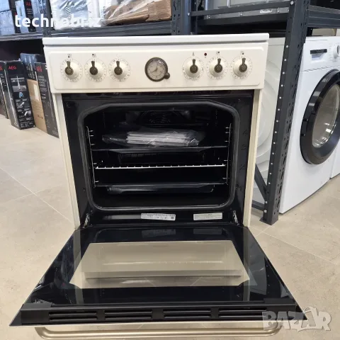 Немска /внос/ свободностояща печка с керамичен плот Gorenje Retro - 3 ГОДИНИ ГАРАНЦИЯ, снимка 4 - Печки, фурни - 55562899