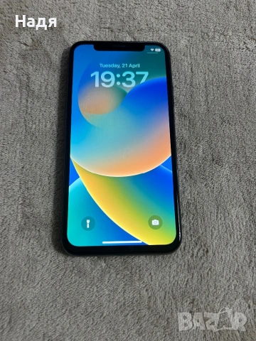 iPhone X-64GB,Black,зарядно