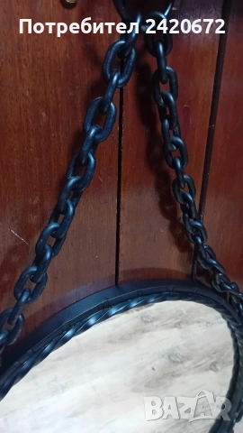 ретро кресла,ковано желязо -огледало, снимка 4 - Столове - 54199592