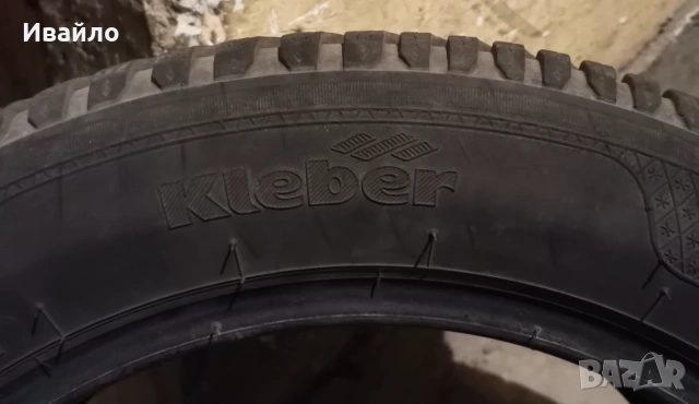 Продавам 4 броя зимни гуми 205.55.16 на 1 сезон дот 2021 Kleber , снимка 4 - Гуми и джанти - 55169400