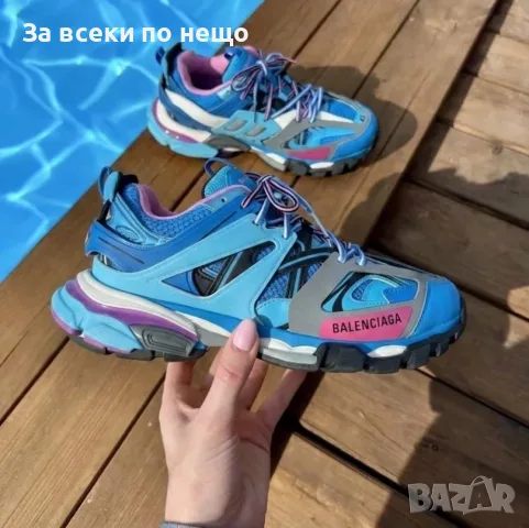 Balenciaga Track Light Blue/Pink Унисекс👟Мъжки Маратонки👟Дамски Спортни Обувки Код ch74