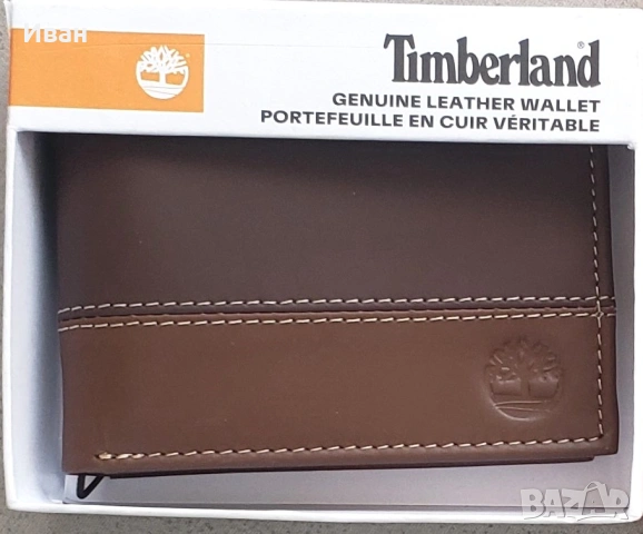 Нов, мъжки портфейл Timberland