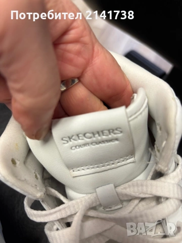 Високи маратонки Skechers от еко кожа-ортопедични, снимка 3 - Маратонки - 54012621