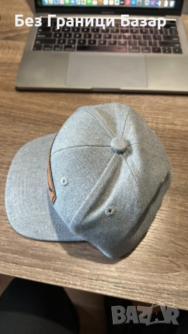 Нова Детска шапка CSKA с плоска козирка, сива за фенове спорт футбол, снимка 2 - Шапки - 53956795