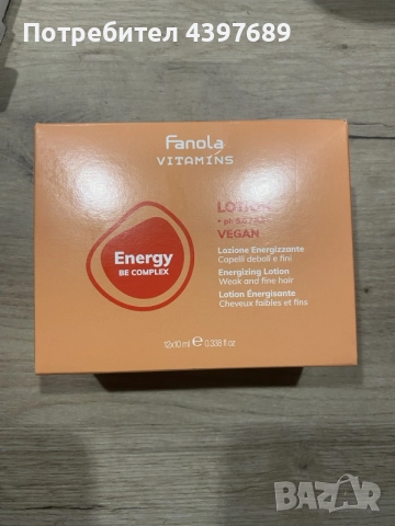 Fanola - енергизиращ серум за разредена коса