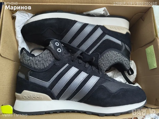 Чисто нови маратонки / боти Adidas 10XT WTR Mid (№43 1/3 / 27.5 см) - Черни с кутия