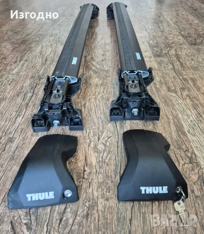 Thule Edge Flush Rail WingBar Evo напречни греди + кит / захвати, снимка 9 - Аксесоари и консумативи - 55360979