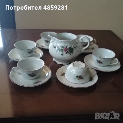 Порцеланов сервиз за кафе, снимка 9 - Сервизи - 55182660