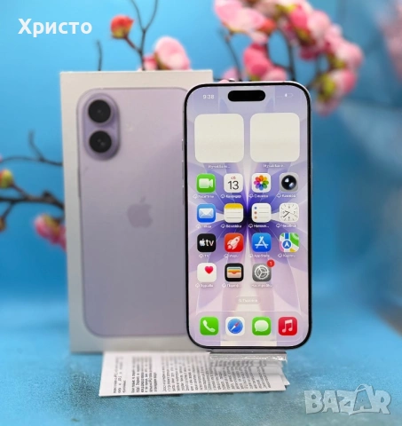 ГАРАНЦИОНЕН!!! Apple iPhone 17, 256GB, 5G, Lavender , снимка 8 - Apple iPhone - 54904962
